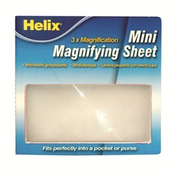 MAGNIFYING SHEET HELIX 8x5cm