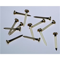 ESSELTE PAPER FASTENERS 25mm Brassed Steel box/200