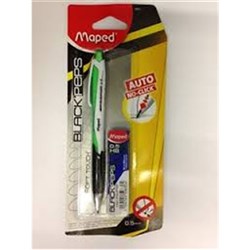 MAPED BLACK PEPS PENCIL 0.5mm Mechanical Auto, with Leads