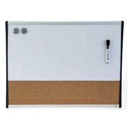 QUARTET ARC COMBINATION BOARD Whiteboard/Corkboard 460x610mm