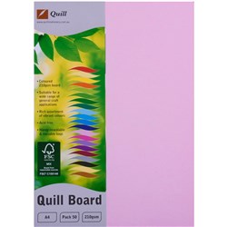 QUILL XL MULTIBOARD A4 210gsm Musk Pk50