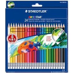 STAEDTLER 144 50 NORIS PENCIL Erasable Assort Colours Pk24