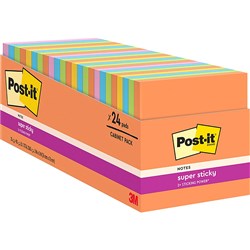 POST-IT 654-24SSAU SUPER STICK Super Sticky Cabinet Pack/24 XP001007796