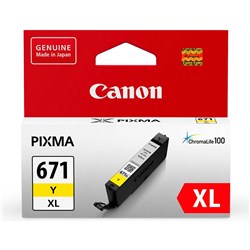 CANON CLI671XLY INK CARTRIDGE Yellow Extra Large