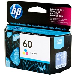 HP #60 TRI COLOUR INK