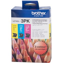 BROTHER LC73CL-3pk INK 3 Colour Pack Ink Cartiridge