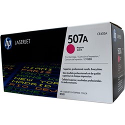 HP CE403A TONER CARTRIDGE #507A Magenta