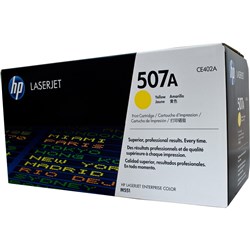 HP CE402A TONER CARTRIDGE #507A Yellow