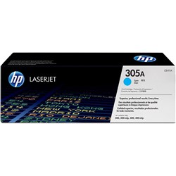 HP CE411A TONER CARTRIDGE #305A Cyan