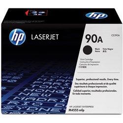 HP CE390A TONER CARTRIDGE #90A Black