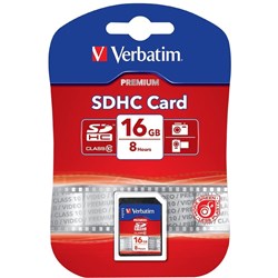 VERBATIM SECURE MEMORY CARD SDHC Card 16GB (Class 10)