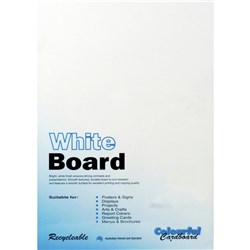 COLOURFULDAYS PASTEBOARD White Board A3 200gsm Pk100