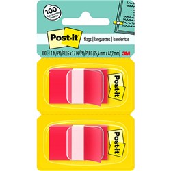 Post-It 680-RD2 Flags Twin Pack 25 x 43mm Red