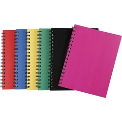 SPIRAX 510 NOTEBOOK HARDCOVER A6 200Pg 148x105mm Asst Colour