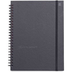 WHITELINES SPIRAL NOTEBOOK A5 Hardcover 160pg 7mm 100gsm