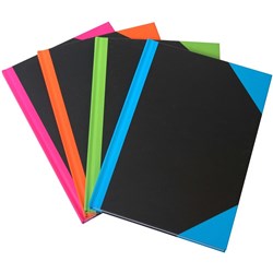 CUMBERLAND BRIGHT NOTEBOOK A5 192 Pages Asst Colours