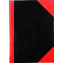 CUMBERLAND RED &BLACK NOTEBOOK Gloss Cover A4 100Leaf