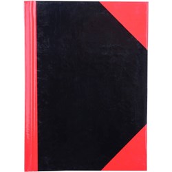 CUMBERLAND RED &BLACK NOTEBOOK Gloss Cover A6 100Leaf