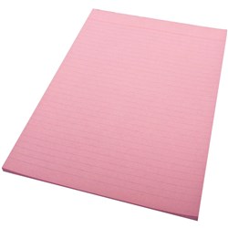 QUILL COLOUR OFFICE PAD Bond A4 70gsm, 70Leaf Pink-R# Clearance Stock#