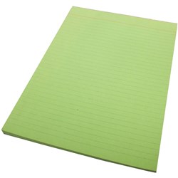 QUILL COLOUR OFFICE PAD Bond A4 70gsm, 70Leaf Green