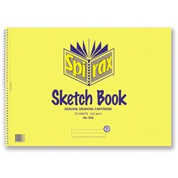 SPIRAX 533 SKETCH BOOK A3 40Page 297x420mm 110GSM S/Open