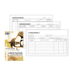 ZIONS VTED VEHICLE LOG BOOK Vehicle & Travel Exp 180X110mm