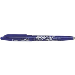 PILOT FRIXION BALL GEL PEN Erasable Fine 0.7mm Blue-each