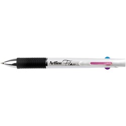 ARTLINE FLOW RETRACTABLE PEN Brights 1.0mm 4 Colour Box12