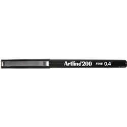 ARTLINE 200 FINELINER PENS 0.4mm Black Box12