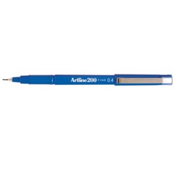 ARTLINE 200 FINELINER PENS 0.4mm Blue Box12