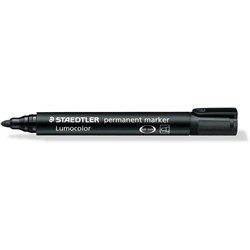 Staedtler 352 Permanent Marker Bullet 2mm Black Box10