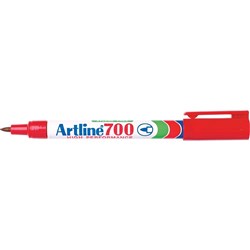 ARTLINE 700 PERMANENT MARKERS Fine Bullet Red Box12