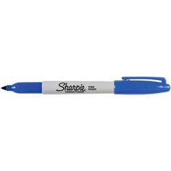 SHARPIE FINE POINT MARKER Permanent 1.0mm Fine Blu Box12
