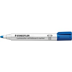 STAEDTLER 351 WHITEBOARD MARKR Bullet Blue Box10