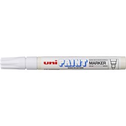 UNIBALL PAINT MARKER Med 2.8mm White Box 12