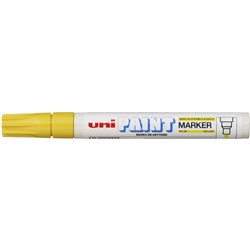 UNIBALL PAINT MARKER Med 2.8mm Yellow Box 12 PX20