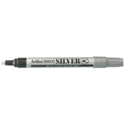 ARTLINE 900XF METALLIC MARKER Med Bullet Silver -each*