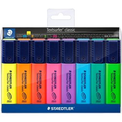 STAEDTLER CLASSIC HIGHLIGHTER Textsurfer Assorted Wallet/8