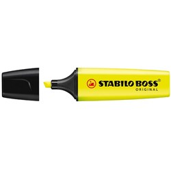STABILO BOSS 70/24 HIGHLIGHTER Yellow Box10