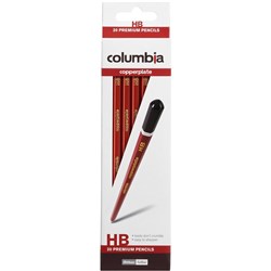 COLUMBIA COPPERPLATE PENCIL Hexagon HB Box20