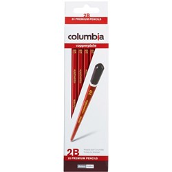 COLUMBIA COPPERPLATE PENCIL Hexagon 2B Box20