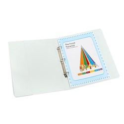 MARBIG INSERT BINDERS A3 3D Ring 32mm Portrait White