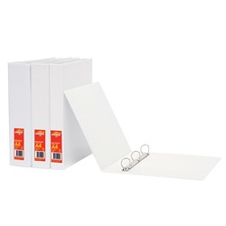 OFFICE CHOICE INSERT BINDERS Enviro A4 2D Ring 25mm White