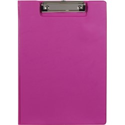 MARBIG SUMMER COLOUR PVC CLIPFOLDERS A4 Pink