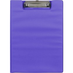 MARBIG SUMMER COLOUR PVC CLIPFOLDERS A4 Purple