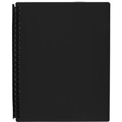 MARBIG DISPLAY BOOK Refillable A4 20 Pocket Black