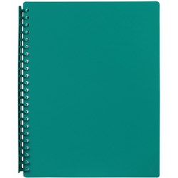 MARBIG DISPLAY BOOK Refillable A4 20 Pocket Green