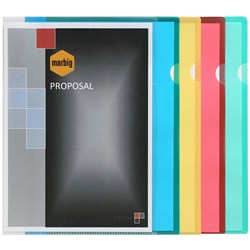 MARBIG ULTRA LETTER FILES A4 Poly Clear Box100-D# Clearance Stock#