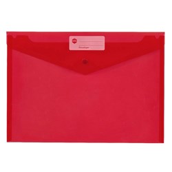 MARBIG DOCUMENT WALLET Doculope A4 Red
