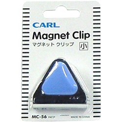 CARL MC56 MAGNETIC CLIP 45mm 15Sheet Cap, Blue